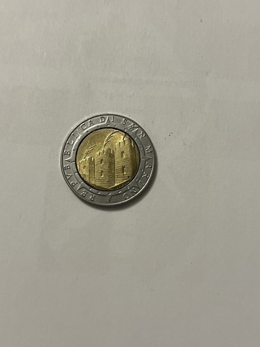 500 lire repubblica san - lire, di