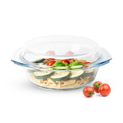 Casseruola rotonda vetro - casseruola, in