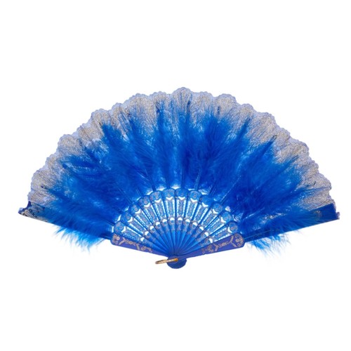 Ventaglio con piume - con,