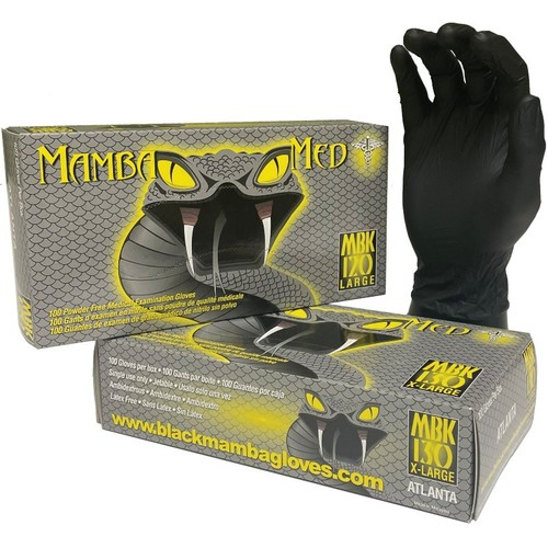 Guanti monouso nitrile nero - in,