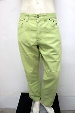 Jeckerson Jeans Uomo Taglia 40 / 54 Pantalone Verde In Cotone Pant Logo