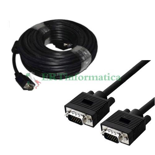 Cavo vga monitor 15 pin - cavo, m/m