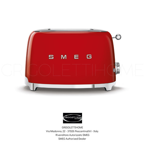 Tostapane smeg rosso lucido - tostapane,