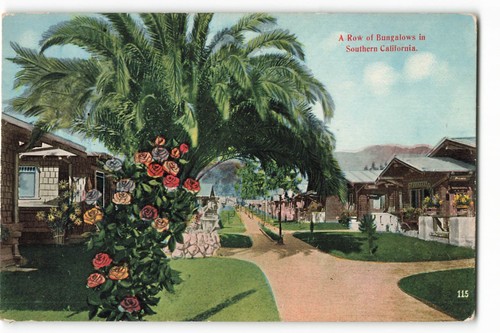 Una fila bungalow nel sud - una, di
