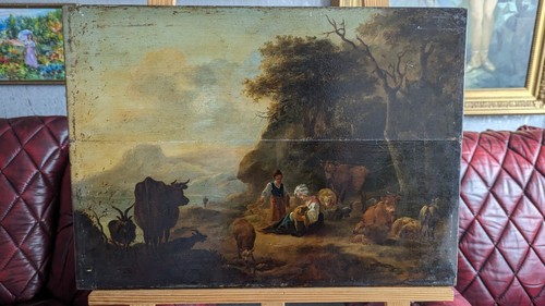 Antico dipinto fiammingo - , circa