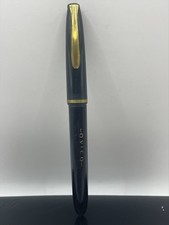 Penna stilografica a marchio Ovico pennino Berica 14 kt vintage nera leggi bene