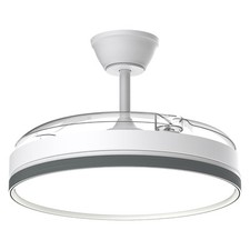 Airwit 106cm Ventilatore da Soffitto con Luce e pale retrattili 70W Silenzioso