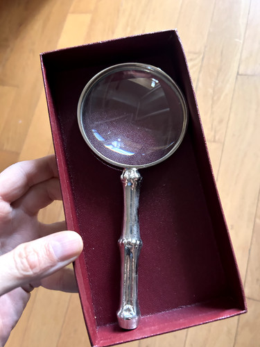 Lente ingrandimento argento