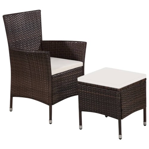 Sedia esterno con sgabello - sedia,