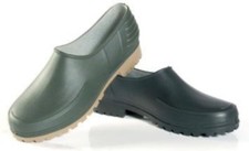 Scarpe da lavoro in PVC colore verde suola carrarmato giardino orto terreno