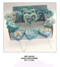 BOMBONIERE porta confetti LECCA LECCA ASSORTITI DECORATI A MANO 12pz