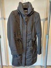 giubbotto nero lungo Trussardi