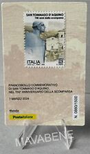 ITALIA 2024 SAN TOMMASO D'ACQUINO TESSERA FILATELICA FRANCOBOLLO
