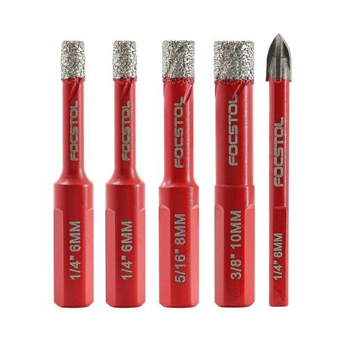 Set punte trapano diamantate - set,