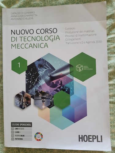 Libro tecnologia meccanica - libro,