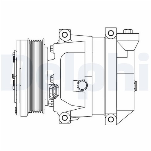 Delphi compressore 5v16 adatto - delphi,