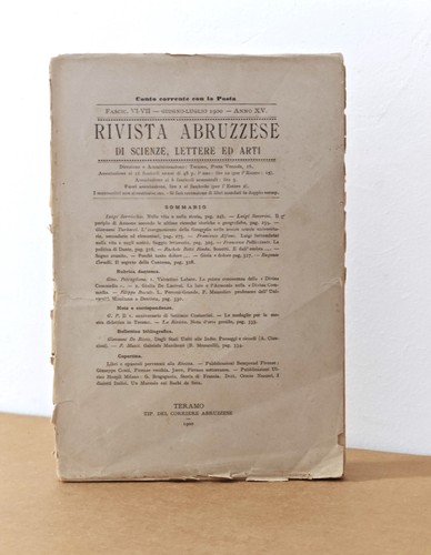 Rivista abruzzese scienze - abruzzese,