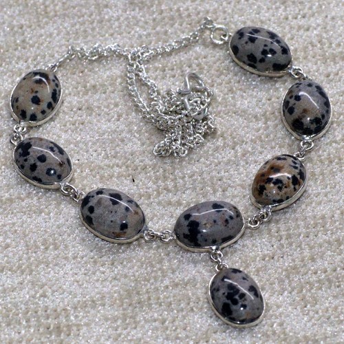 Collana dalmation diaspro - collana,