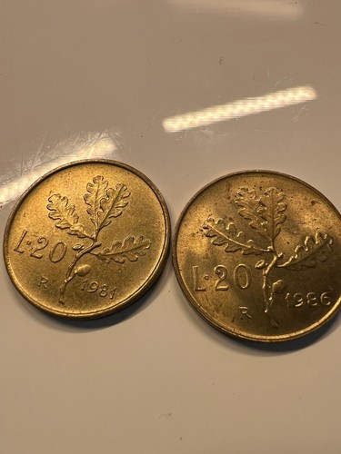 Lotto monete 20 lire - lotto, da
