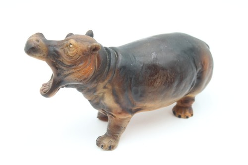 Vintage uctci hippo ceramic - hippo,