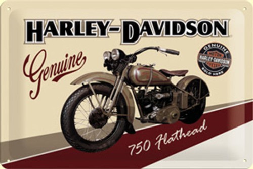 Harley davidson insegna - harley, in