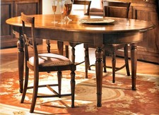 TAVOLO OVALE NOCE MASSELLO