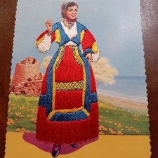 Cartolina Nuoro - Desulo Costumi Sardi RICAMATI - Non Viaggiata - Cass