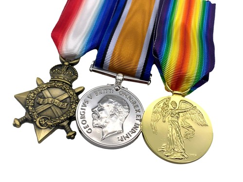 Ww1 medal trio 1914 star - trio,,