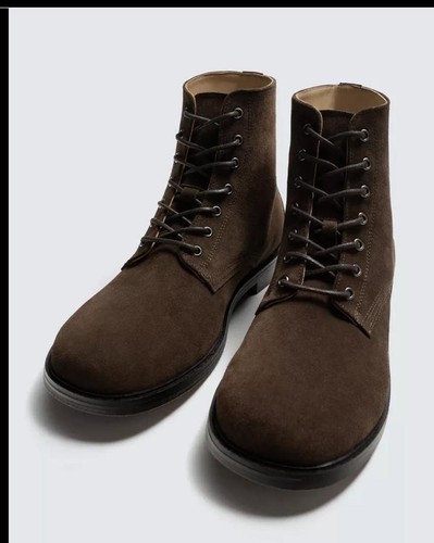 Stivali stringati zara uomo - stivali,