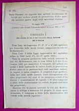 CARBONI FOSSILI-REGIO DECRETO