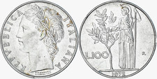 Moneta da 100 Lire Italia