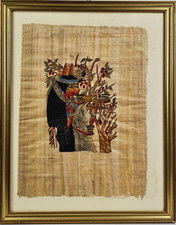 Quadro Papiro Egiziano Dipinto