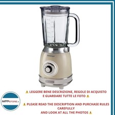 Ariete Frullatore Vintage Beige con Tazza in Vetro – Potente - TESTATO