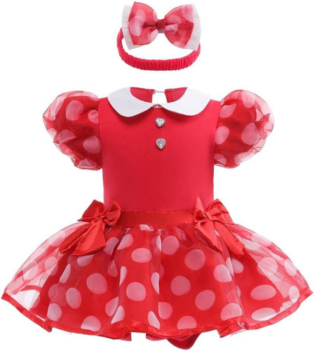 Vestito bebè minnie set - vestito,