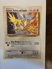 ARTICUNO MOLTRES AND ZAPDOS PROMO JUMBO CARTA POKEMON USA RARE!!!!