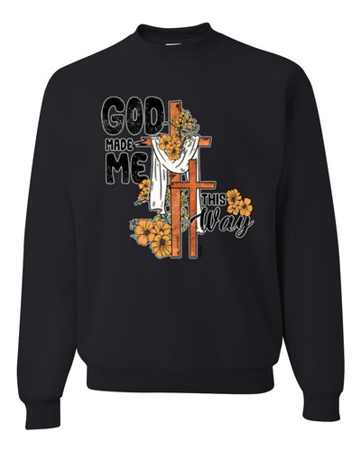 Felpa girocollo unisex god - felpa,
