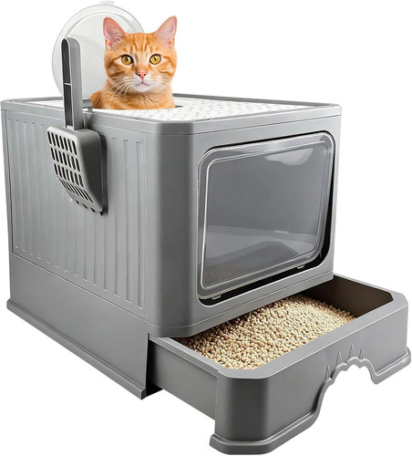 Lettiera gatto chiusa - gatto, grande