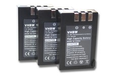 3x Batteria per Fujifilm FinePix S200EXR S200 S100FS S100 900mAh 7,2V