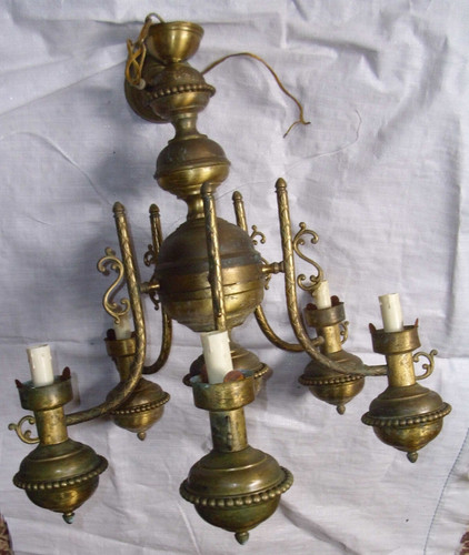 Lampadario bronzo e - -30%,