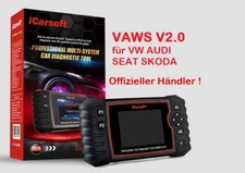 iCarsoft VAWS V2.0 per VAG VW Audi Seat Skoda OBD diagnosi servizio ripristino