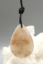 CIONDOLO A Goccia In Calcedon