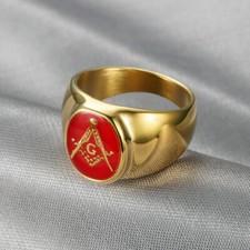 Fede Nuziale Massonica Retrò