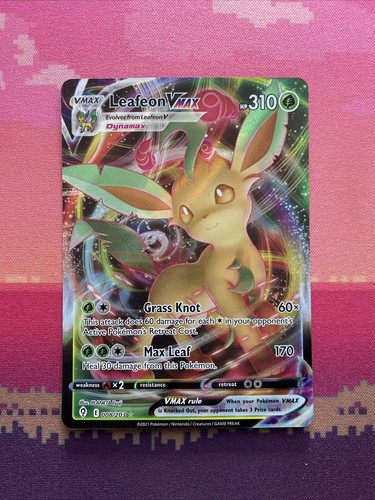 Pokemon card leafeon vmax - card,