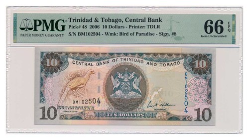 Banconota trinidad tobago 10 - banconota,