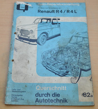 Renault R 4 L 680 690 800 Motor Kupplung Elektrik Bremse Reparaturanleitung B82a