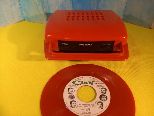 Mangiadischi penny rosso - mangiadischi,