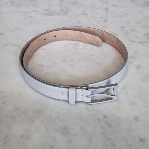 Cintura zara pelle grigia - pelle,