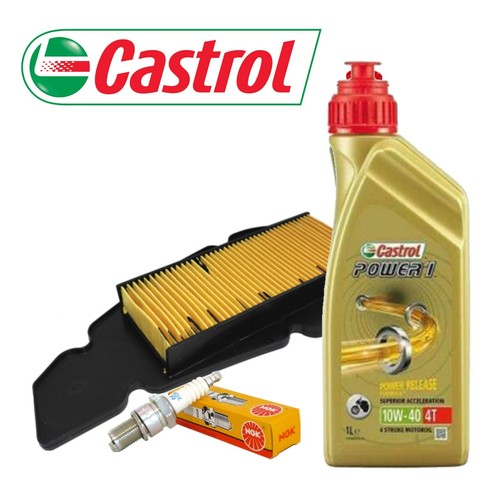 Kit tagliando castrol 10w40 - kit,