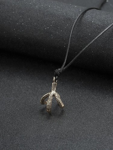 Collana uomo collanina nero - collanina,