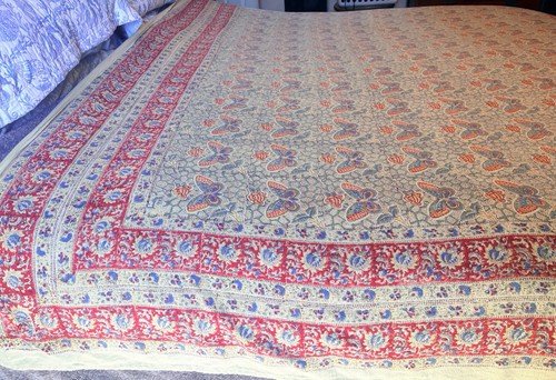 Copriletto vintage tessuto - copriletto,